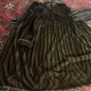 Full length extra long whiskey mink size 10/12
